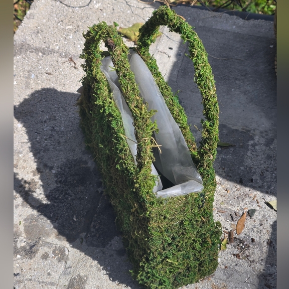 NWT 8.8" Decorative Moss Purse by Ashland - Picture 4 of 8